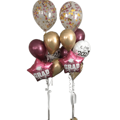 Rose Gold Balloon Bouquet  16 balloons, Balloon decorations, Balloons