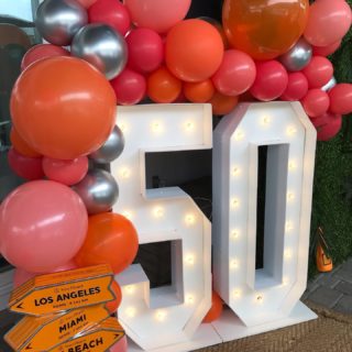 Cheers to 50 years!!!! Swipe to see our marquee numbers with different color combos!!!
.
.
.

#ballooninstallation 
#organicballoon
#balloonstylist
#balloon
#jacksonvilleballoons
#jaxmoms
#904bossbabes 
#jacksonvillemarqueelights 
#jacksonvillemarqueenumber #jacksonvillecelebrations #iheartballoons